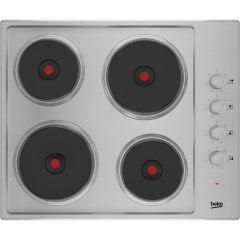 HIBE64101X 60Cm Stainless Steel Solid Plate Hob